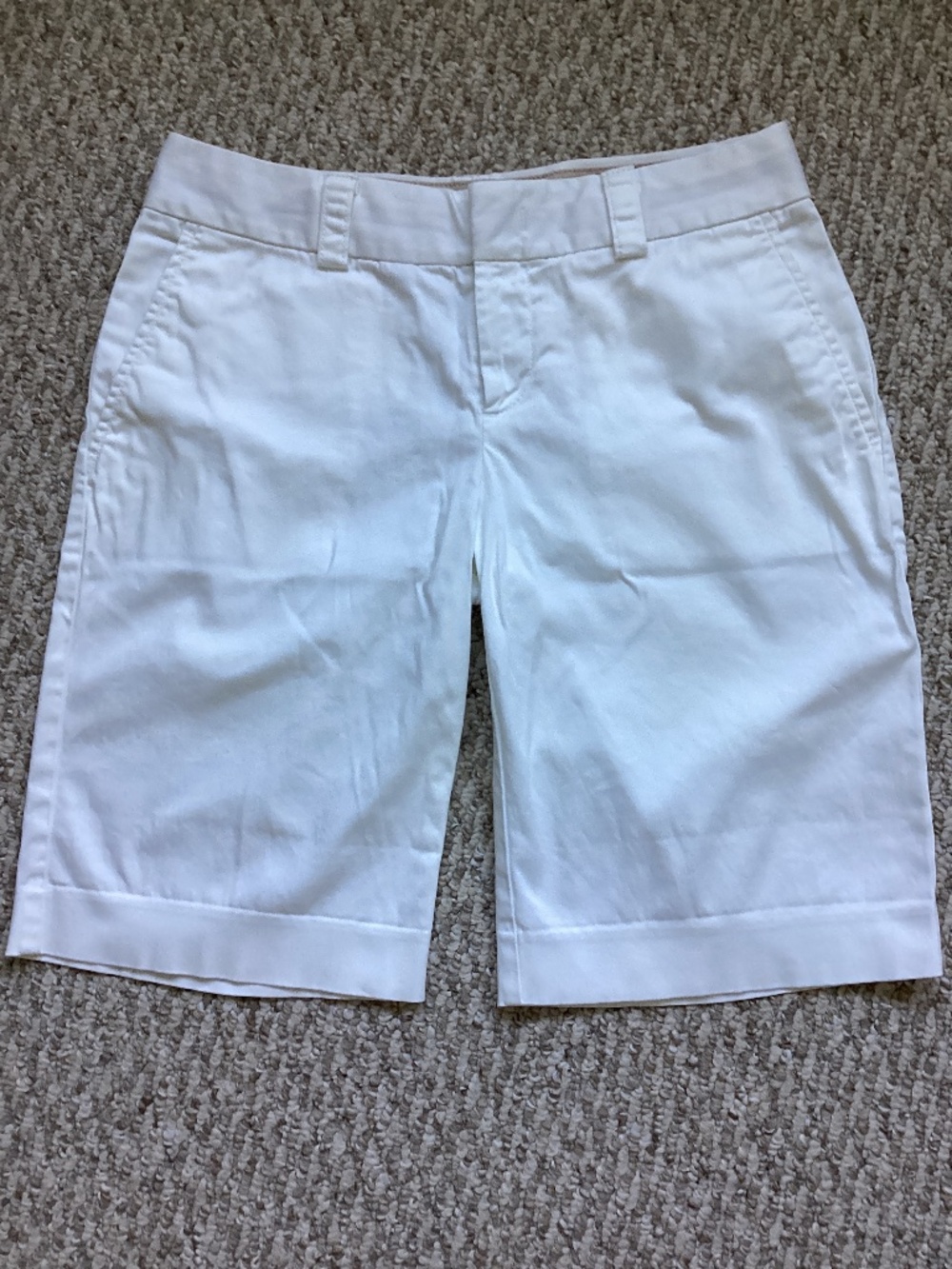 Banana Republic White Shorts Sz 2P